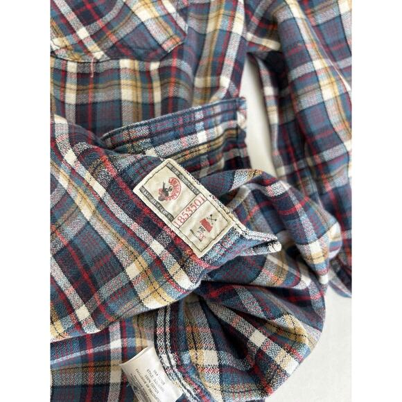 Vintage Grunge Levis Button Up Hoodie Shirt Jacket Medium Multicolor Size Medium - Picture 5 of 8